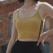 yellow and black tank top