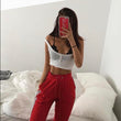 red i am gia sweatpants