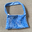blue cheetah mini bag