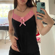 black and pink cami